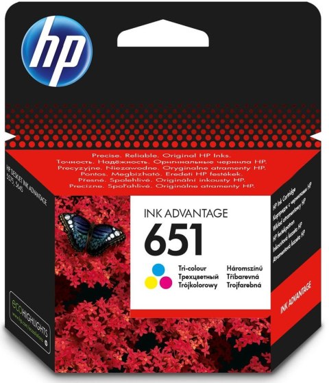 Tusz HP 651 tri-color (C2P11AE) Tusz HP 651 tri-color (C2P11AE)