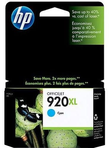 Tusz HP 920 XL cyan (CD972AE) Tusz HP 920 XL cyan (CD972AE)