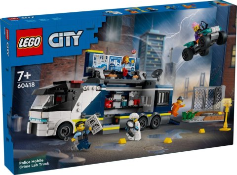 LEGO 60418 City - Policyjna ciężarówka z laboratorium kryminalnym