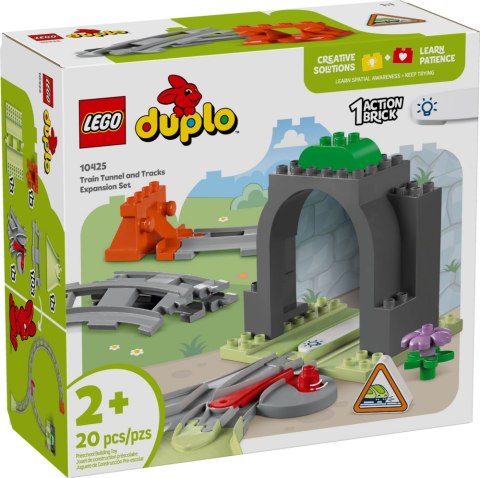 LEGO DUPLO Tunel i tory kolejowe zestaw rozszerzający 10425 LEGO DUPLO Tunel i tory kolejowe zestaw rozszerzający 10425