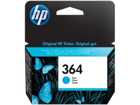 Tusz HP 364 cyan (CB318EE) Tusz HP 364 cyan (CB318EE)